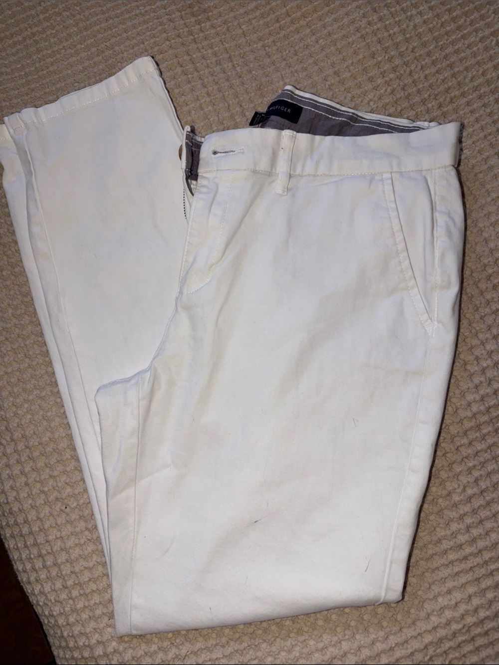 Men's White Chino Pants - Classic Casual